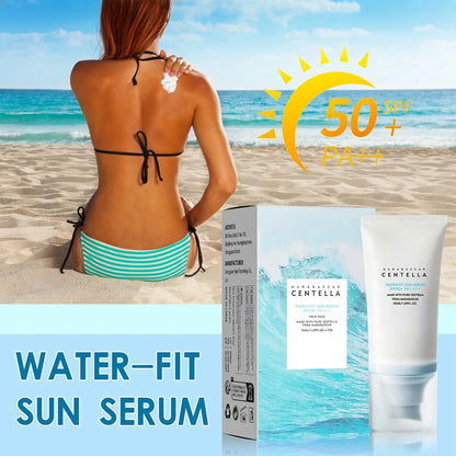 Lavalora™ Centella Glow Defense Sunscreen SPF 50+ PA++++ – Hydrating Korean Daily Sun Protection