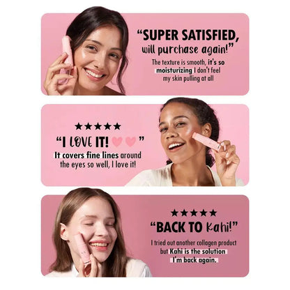 Lavalora™ Wrinkle Bounce Multi Balm Stick – PDRN Collagen Hydrating Glow Balm for Eyes, Lips & Neck