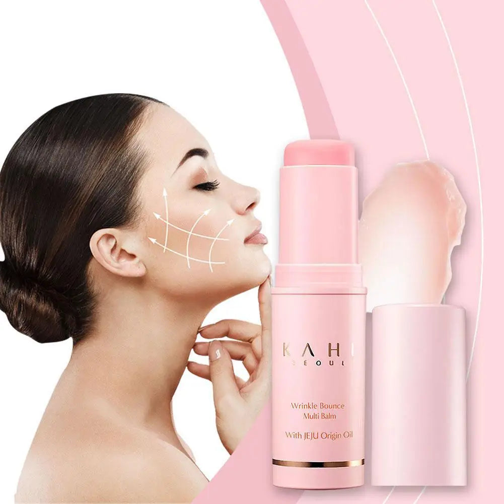 Lavalora™ Wrinkle Bounce Multi Balm Stick – PDRN Collagen Hydrating Glow Balm for Eyes, Lips & Neck