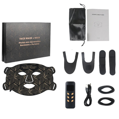 ✨ Lavalora™ 8-Color LED Face & Neck Therapy Mask