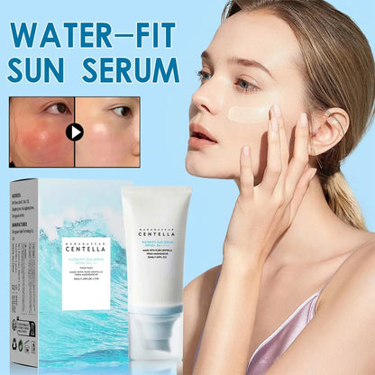 Lavalora™ Centella Glow Defense Sunscreen SPF 50+ PA++++ – Hydrating Korean Daily Sun Protection
