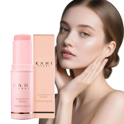 Lavalora™ Wrinkle Bounce Multi Balm Stick – PDRN Collagen Hydrating Glow Balm for Eyes, Lips & Neck