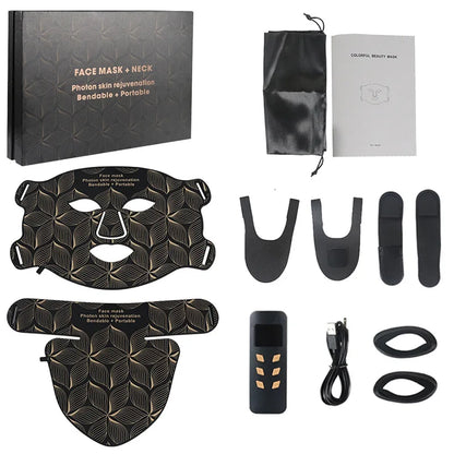 ✨ Lavalora™ 8-Color LED Face & Neck Therapy Mask