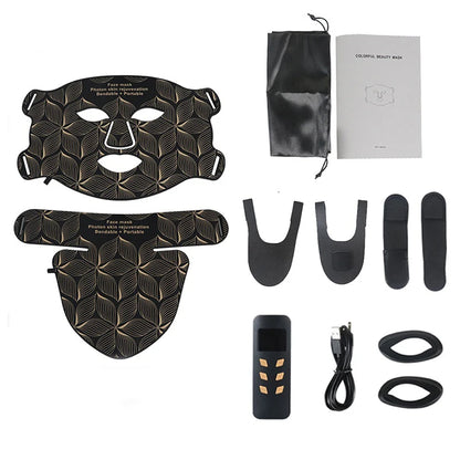 ✨ Lavalora™ 8-Color LED Face & Neck Therapy Mask