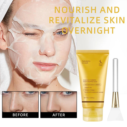 Lavalora™ Kojic Acid Turmeric Night Wrapping Facial Mask