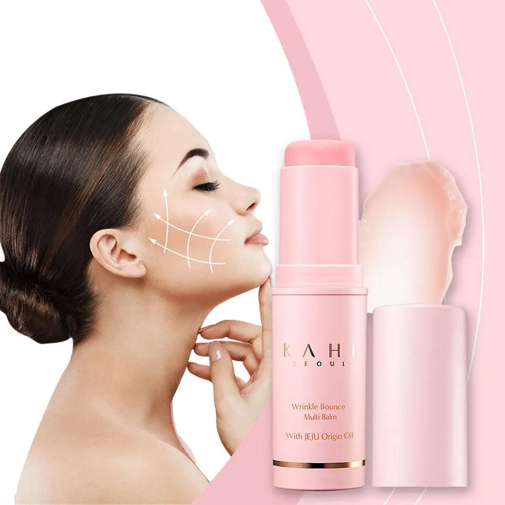 Lavalora™ Korean Wrinkle Bounce Multi Balm Stick – All-in-One Hydrating Care for Face, Lips, Eyes & Neck