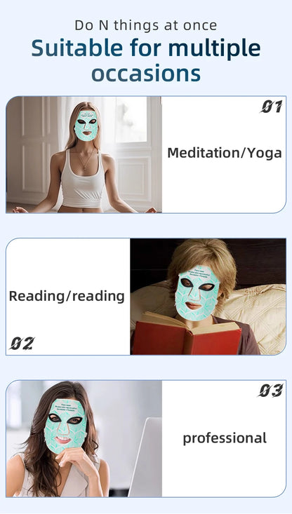 ✨ Lavalora™ 8-Color LED Face & Neck Therapy Mask