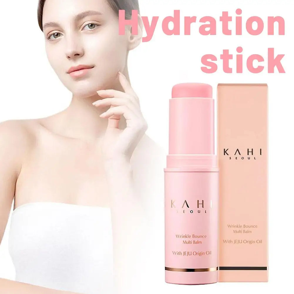 Lavalora™ Wrinkle Bounce Multi Balm Stick – PDRN Collagen Hydrating Glow Balm for Eyes, Lips & Neck